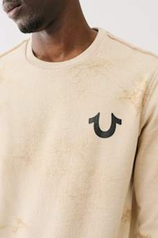 DEBOSSED LOGO RAW TRIM SWEATSHIRT, image 5