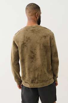 DEBOSSED LOGO RAW TRIM SWEATSHIRT, image 2