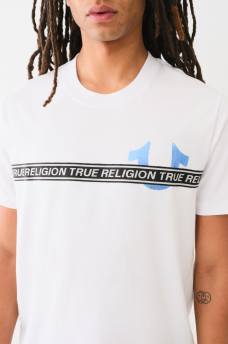 METALLIC LOGO TAPING TEE, image 1