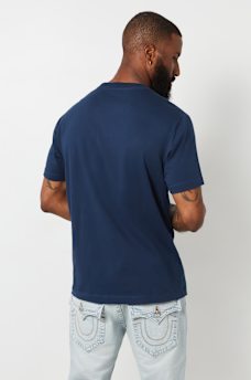 METALLIC LOGO TAPING TEE, image 3