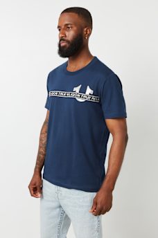 METALLIC LOGO TAPING TEE, image 4