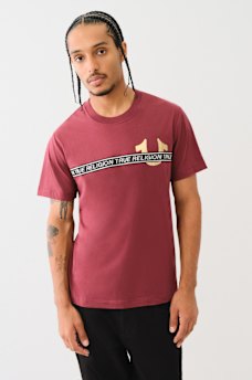 METALLIC LOGO TAPING TEE, image 2