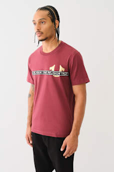 METALLIC LOGO TAPING TEE, image 4