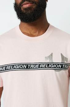 METALLIC LOGO TAPING TEE, image 1