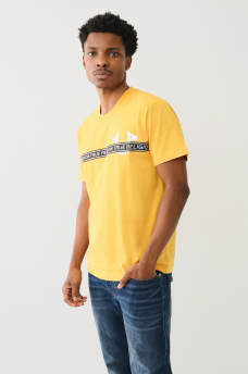 METALLIC LOGO TAPING TEE, image 2