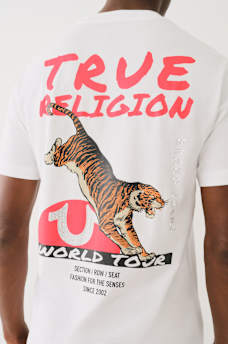 TIGER GRAPHIC CREW TEE, image 1