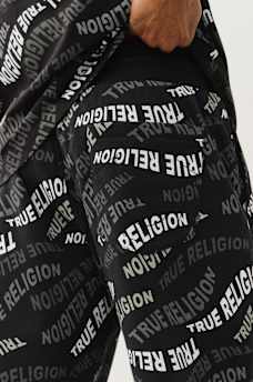 ALLOVER WAVY LOGO JOGGER, image 2