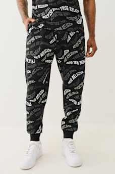 ALLOVER WAVY LOGO JOGGER, image 3