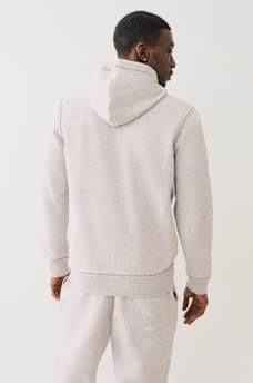 EMBOSSED TRIPLE STITCH ZIP HOODIE, image 4