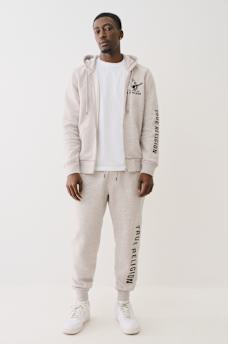 EMBOSSED TRIPLE STITCH ZIP HOODIE, image 5
