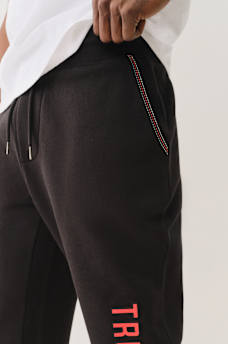 EMBOSSED TRIPLE STITCH JOGGER, image 4