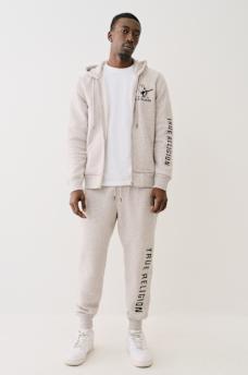 EMBOSSED TRIPLE STITCH JOGGER, image 2