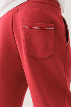 EMBOSSED TRIPLE STITCH JOGGER, image 2