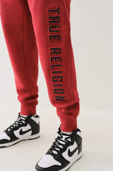 EMBOSSED TRIPLE STITCH JOGGER, image 4