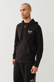 MULTI HORSESHOE ZIP HOODIE, image 2