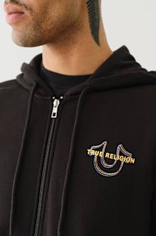 MULTI HORSESHOE ZIP HOODIE, image 4