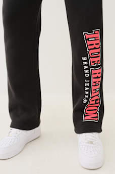 ARCHED LOGO STRAIGHT LEG SWEAT PANT, image 5