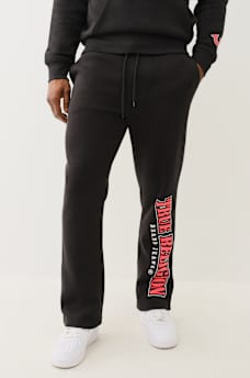 ARCHED LOGO STRAIGHT LEG SWEAT PANT, image 1