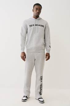 ARCHED LOGO STRAIGHT LEG SWEAT PANT, image 2