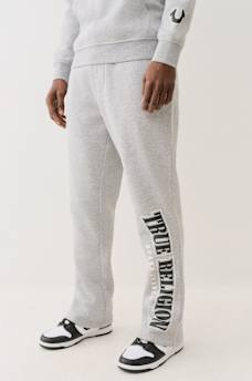 ARCHED LOGO STRAIGHT LEG SWEAT PANT, image 1