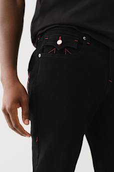 RICKY RED SINGLE NEEDLE FLAP STRAIGHT JEAN, image 4