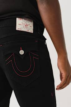 RICKY RED SINGLE NEEDLE FLAP STRAIGHT JEAN, image 1