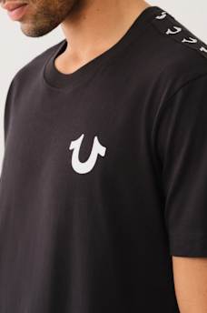 HORSESHOE TAPE TRIM TEE , image 2