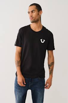 HORSESHOE TAPE TRIM TEE , image 4