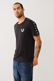 HORSESHOE TAPE TRIM TEE , image 1