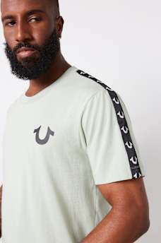 HORSESHOE TAPE TRIM TEE , image 1