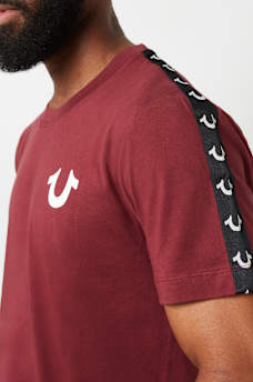 HORSESHOE TAPE TRIM TEE , image 1