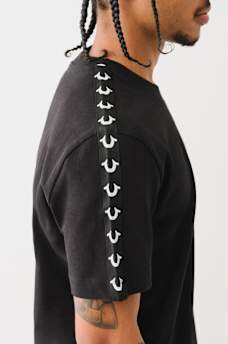 HEAVYWEIGHT TAPE TRIM TEE, image 4