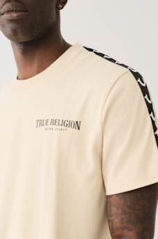 HEAVYWEIGHT TAPE TRIM TEE, image 1