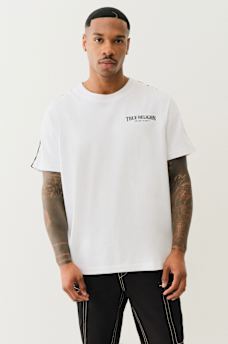 HEAVYWEIGHT TAPE TRIM TEE, image 2