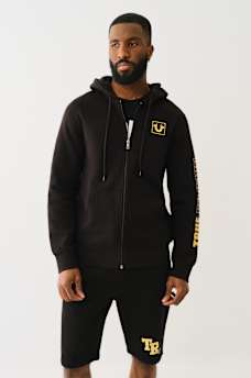 HIGH DENSITY LOGO ZIP HOODIE, image 2