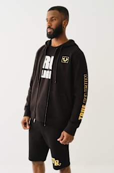 HIGH DENSITY LOGO ZIP HOODIE, image 3