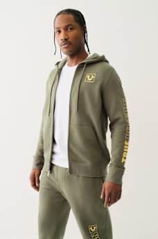HIGH DENSITY LOGO ZIP HOODIE, image 3