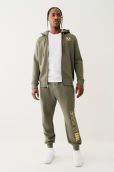 HIGH DENSITY LOGO ZIP HOODIE, image 5