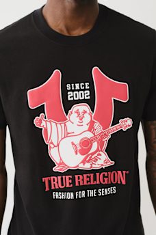 HORSESHOE BUDDHA PUFF PRINT TEE, image 1