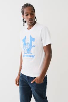 CAMISETA CON ESTAMPADO EN RELIEVE DE BUDA CON HERRADURA, image 4