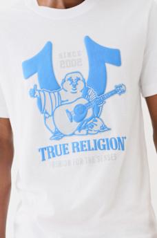 CAMISETA CON ESTAMPADO EN RELIEVE DE BUDA CON HERRADURA, image 1