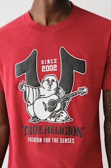 HORSESHOE BUDDHA PUFF PRINT TEE, image 1