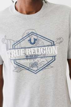 TRUE RELIGION HORSESHOE LOGO TEE, image 1