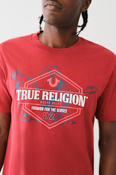 TRUE RELIGION HORSESHOE LOGO TEE, image 1