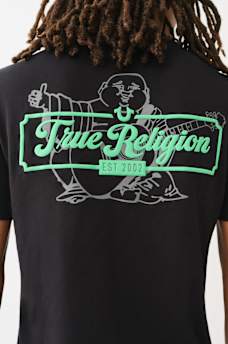 BUDDHA EST 2002 LOGO TEE, image 1