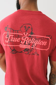 BUDDHA EST 2002 LOGO TEE, image 1