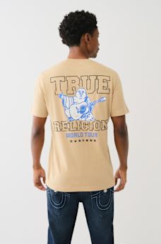 DISTRESSED PUFF PRINT LOGO TEE