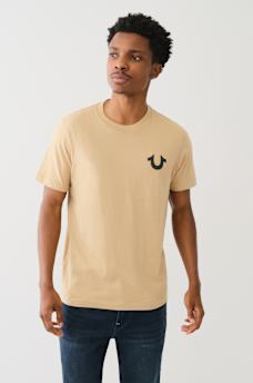 DISTRESSED PUFF PRINT LOGO TEE