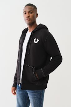 SHERPA PUFF PRINT LOGO ZIP HOODIE, image 5
