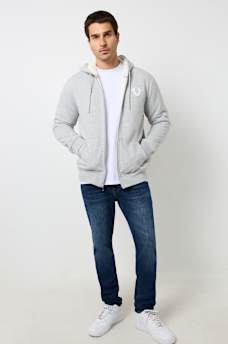 SHERPA PUFF PRINT LOGO ZIP HOODIE, image 6